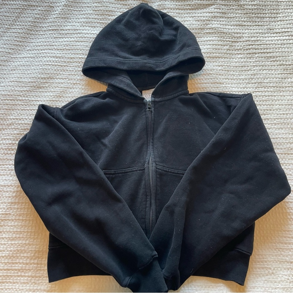 TNA Cozy Fleece Cropped Zip Up